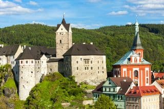 Loket Castle and Surroundings in the Czech Republic
