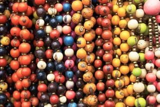 Vibrant Strands of Tagua Nut Beads