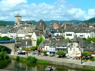 Riverfront Village in Correze, France