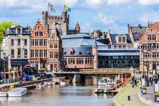 Ghent's Medieval Grandeur Along the Leie River