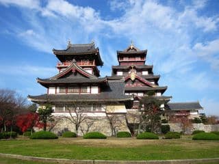 Fushimi Momoyama Castle in Autumn Splendor