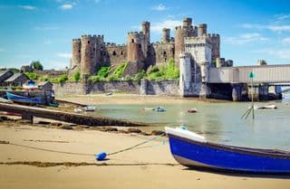 Conwy Castle by the Sea
