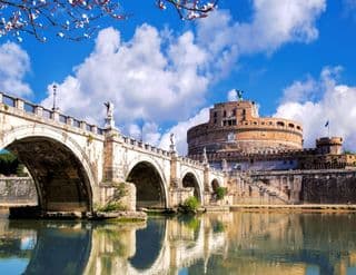 Castel Sant'Angelo Under Spring Blossoms