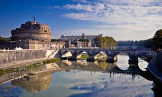 Castel Sant'Angelo Reflecting in the Tiber River