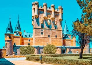 Ancient Castle in the Spanish Countryside