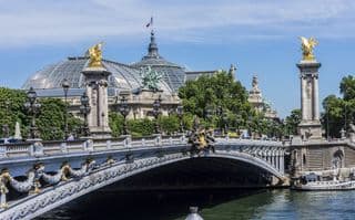The Alexandre III Bridge in Paris
