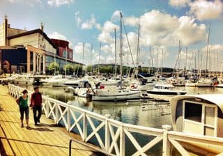 Boats Docked at Gothenburg Marina