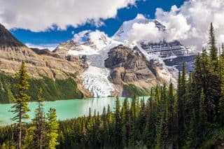 Glacier Lake in Robson Provincial Park