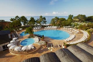 Overlooking the Ocean at Porto Bay Falésia Hotel
