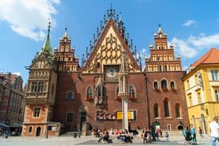 Gothic Elegance in Wrocław: An Old Town Hall Marvel