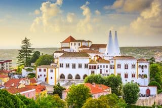 Regaleira Palace in Sintra, Portugal