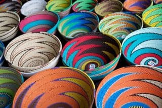 Vibrant African Basket Collection
