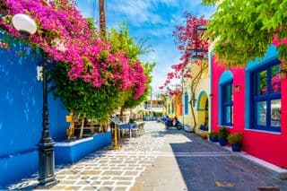Vibrant Alley in Kos Town