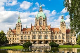 Majestic Hannover City Hall in Germany
