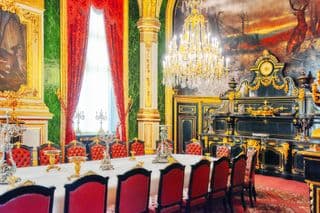 Imperial Dining Room in the Louvre Palace