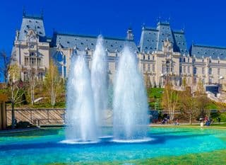 Fountain Show at Palace Square, Iasi