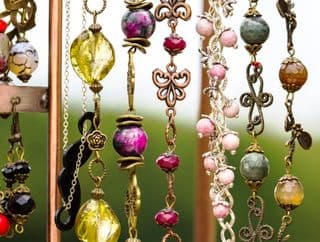 Handcrafted Gemstone and Metal Necklace Collection