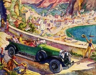 Vintage Road Trip by the Sea