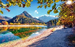 Jasna Lake Autumn Reflections