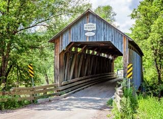 Canton de Hatley Wooden Covered Bridge