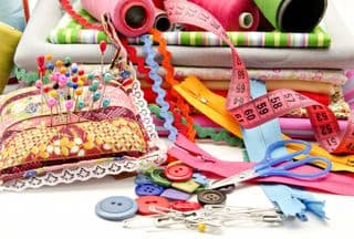 Colorful Sewing Supplies