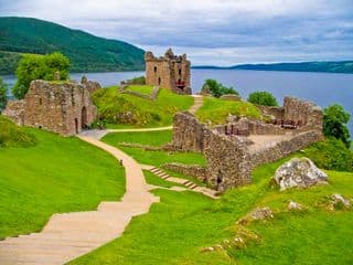 Urquhart Castle Ruins by Loch Ness