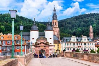 Karl Theodor Bridge Over the Neckar River in Heidelberg
