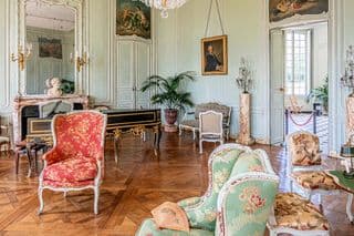 A Grand Piano in the French Rococo Style Interior