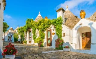 Trulli Homes in Alberobello, Italy