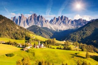 Summer in the Geisler Summits, Dolomites, Italy