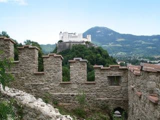 Festung Hohensalzburg Overlooking the Alps