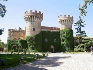 Medieval Castle of Peralada amidst Nature