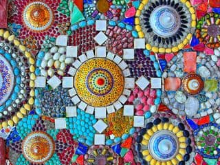 Radiant Geometric Mosaic