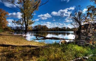 Autumn Reflection at Quarry Park