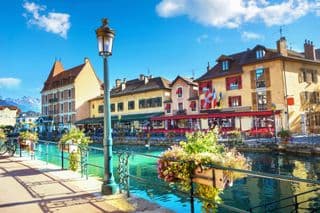 Annecy Old Town by the Thiou River