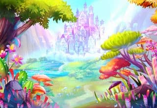 Enchanted Realm with Majestic Castle