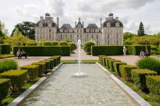 French Renaissance Château amidst Formal Gardens