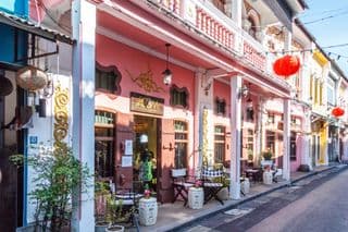 Traditional Sino-Colonial Architecture in Phuket Old Town