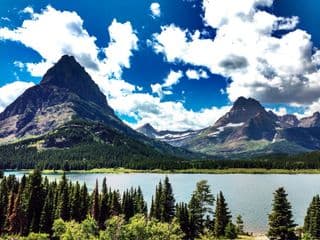 Swiftcurrent Lake in Glacier National Park