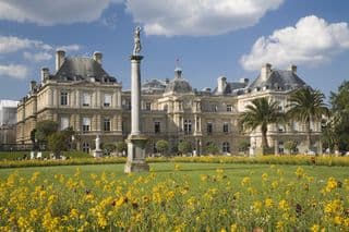 Luxembourg Palace in Springtime Bloom