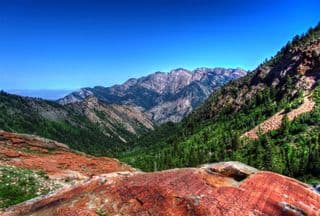 Utah's Wasatch Mountains Panorama