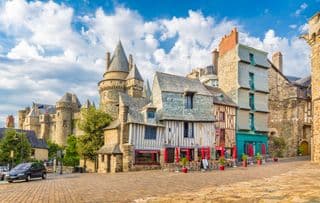 Medieval Architecture in Vitre, Brittany