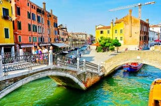 Vibrant Life Along the Venetian Canal