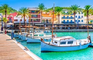 Traditional Boats Docked at Port d'Andratx