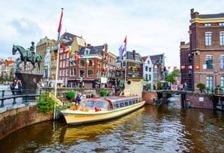 Amsterdam's Iconic Canal Scene