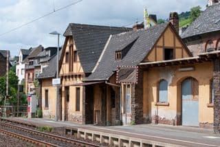 Historic Klotten Train Station in Germany