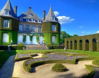 French Chateau amidst Formal Gardens