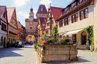 Half-timbered Houses in Rothenburg ob der Tauber