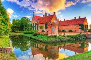 Trolle-Ljungby Castle at Sunset