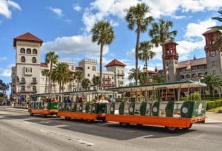 Trolley Tour of Historic Casa Monica Hotel in St. Augustine